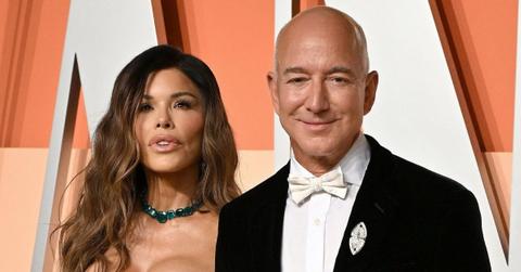 Photo of Lauren Sanchez and Jeff Bezos