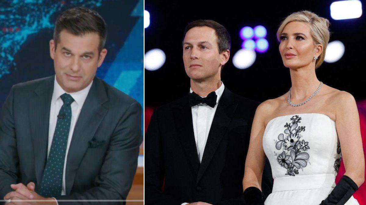 split image of Michael Kosta / Jared Kushner and Ivanka Trump