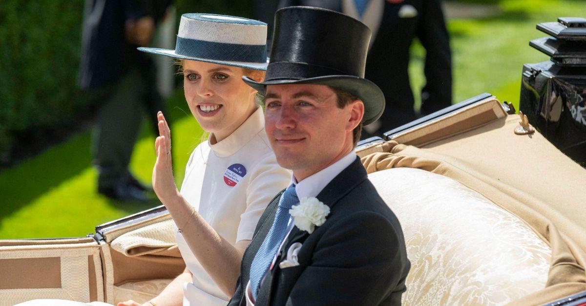 Photo of Prince Beatrice and Edoardo Mapelli Mozzi