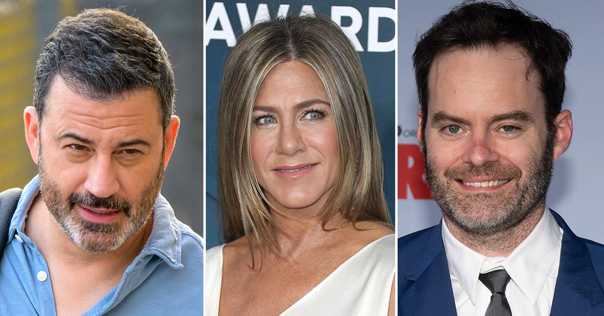 Jimmy Kimmel Playing Matchmaker For Jen Aniston Bill Hader