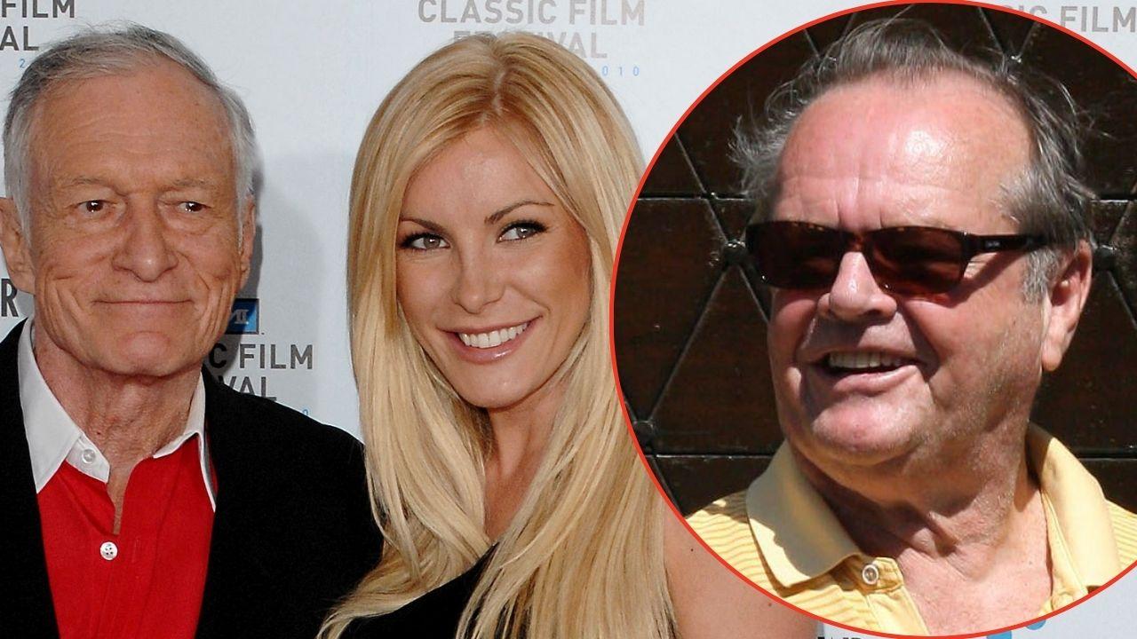 picture of Hugh Hefner, Crystal Hefner and Jack Nicholson