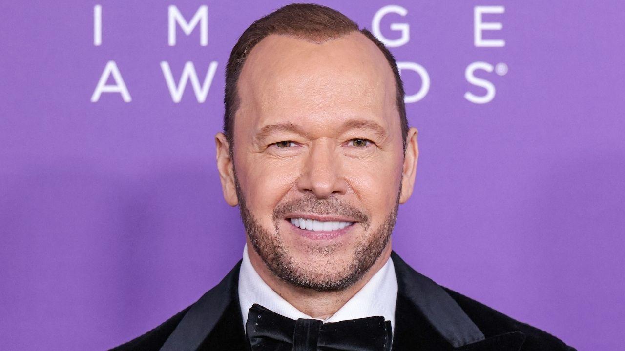 Image of Donnie Wahlberg's private jet slammed into a fence after skidding off the runway this weekend.