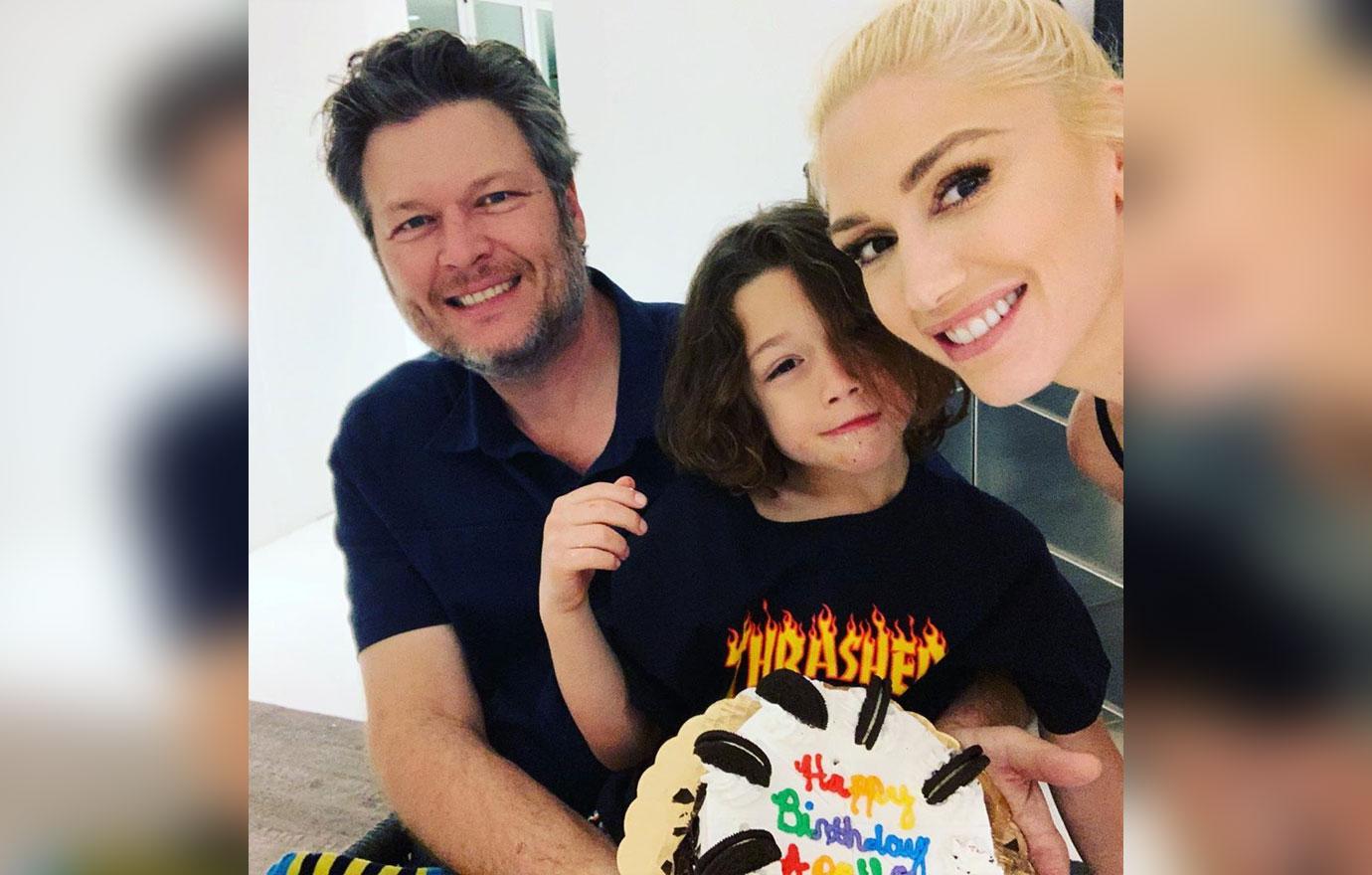 Gwen Stefani Shares Selfie Of Birthday Boy Son Apollo & Boyfriend Blake!