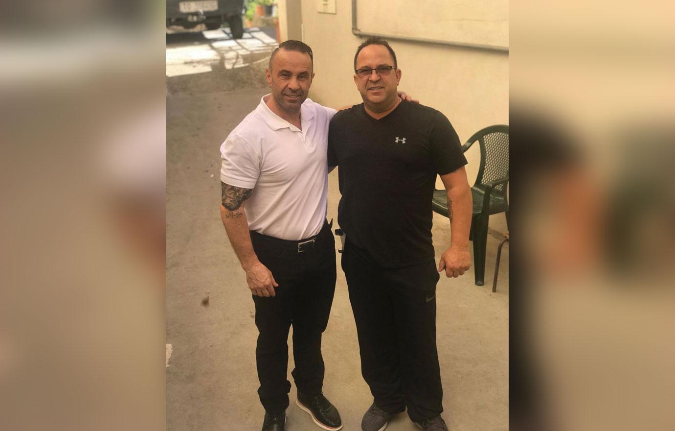 Joe Giudice With Brother Peter In Italy