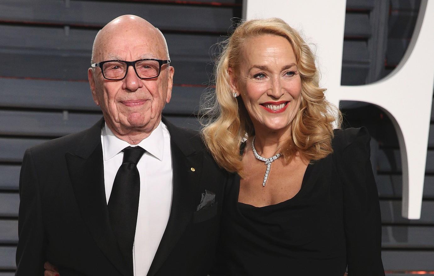 rupert murdoch jerry hall