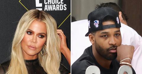 khloe kardashian cryptic messages ig tristan thompson third child boy texas trainer
