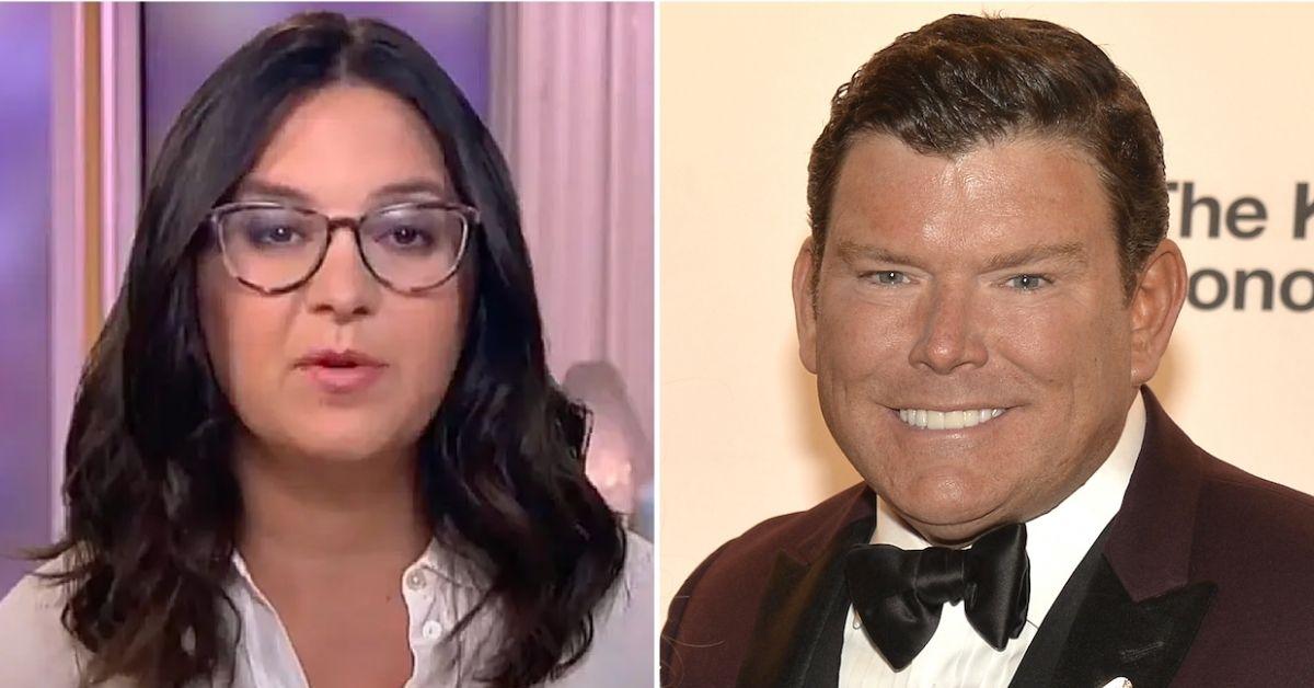 Photo of Bari Weiss, Bret Baier