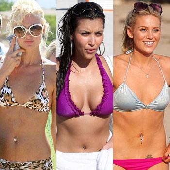 PHOTOS: Bikini Wars! Big Boobs Vs. Small Boobs