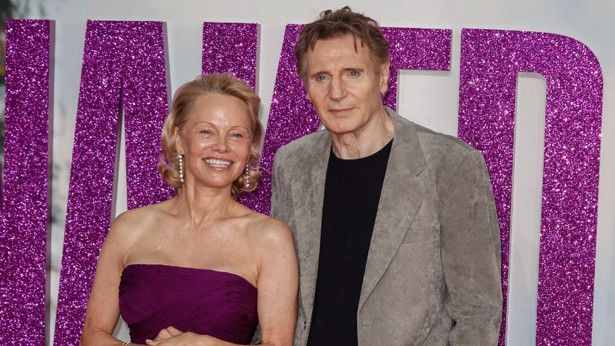 Photo of Pamela Anderson and Liam Neeson