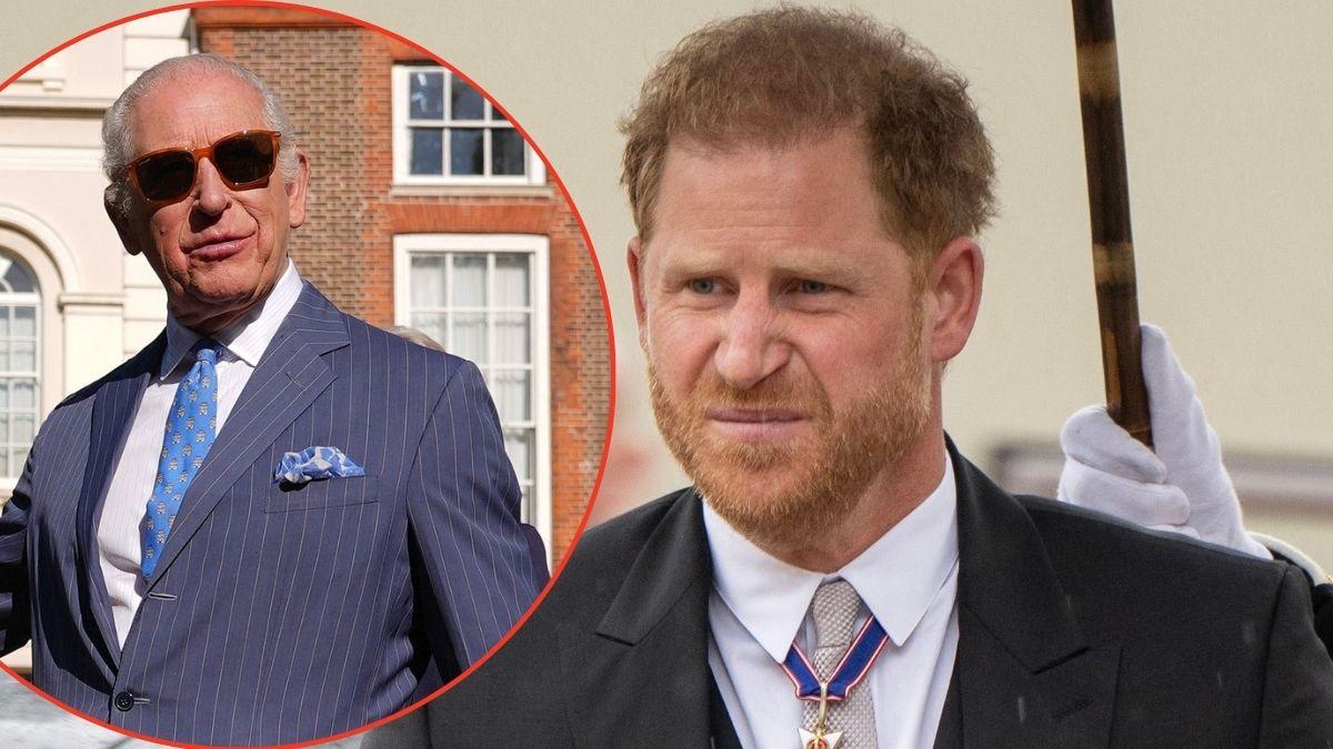 Photo of King Charles and Prince Harry