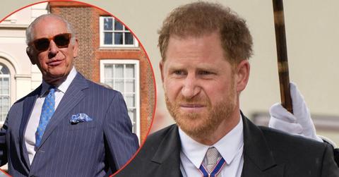 Photo of King Charles and Prince Harry