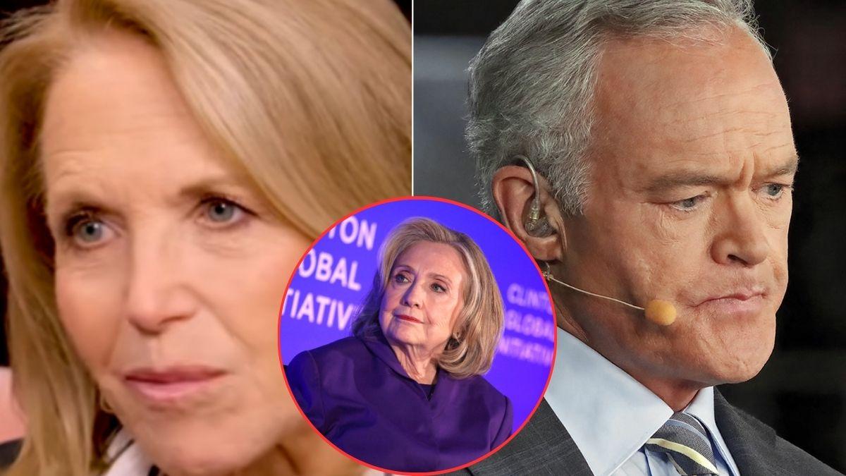 Photo of Katie Couric, Hillary Clinton , Scott Pelley
