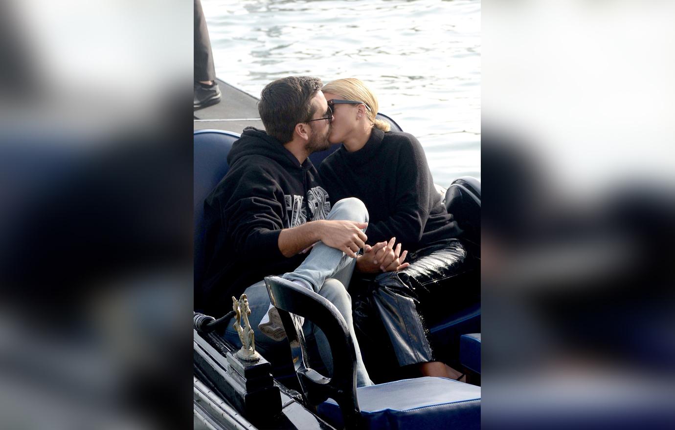 Scott Disick Sofia Richie Kissing Venice