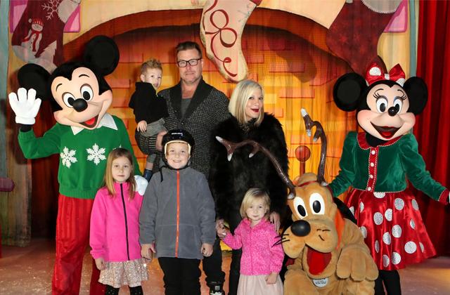 //tori spelling’s family back in public after coyote dog attack pp