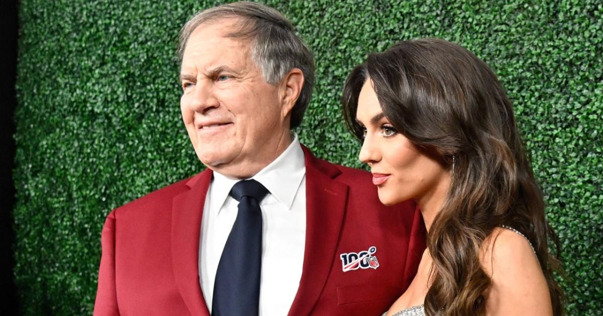 message bill belichick girlfriend jordon hudson nails super bowl engagement