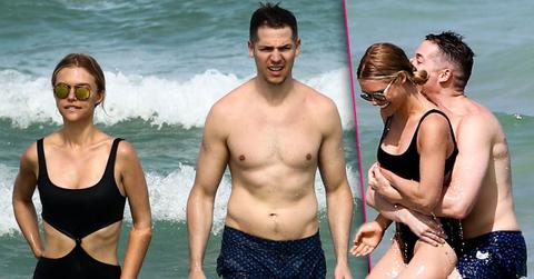 Jason Kennedy Shirtless Lauren Scruggs Bikini Miami