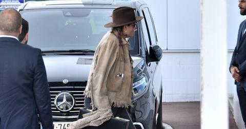 johnny depp back on set first movie paris photos amber heard win