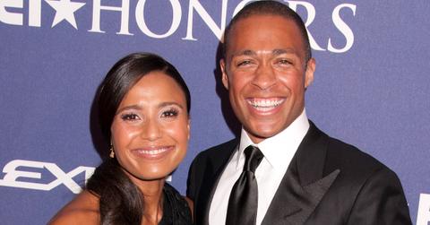 tj holmes wife smiling instagram daughter affair amy robach