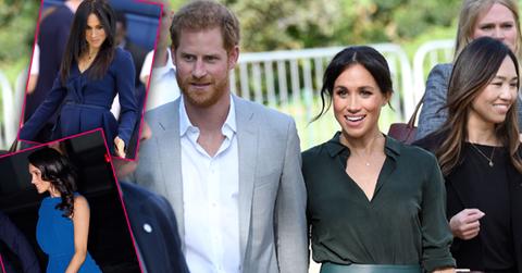 Meghan Markle Pregnant Baby Bump