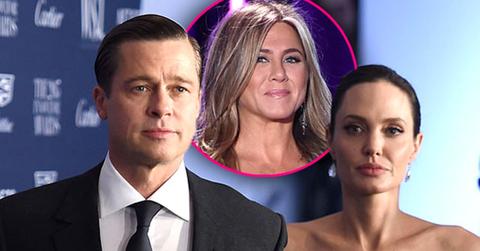 brad pitt angelina jolie divorce jennifer aniston reaction