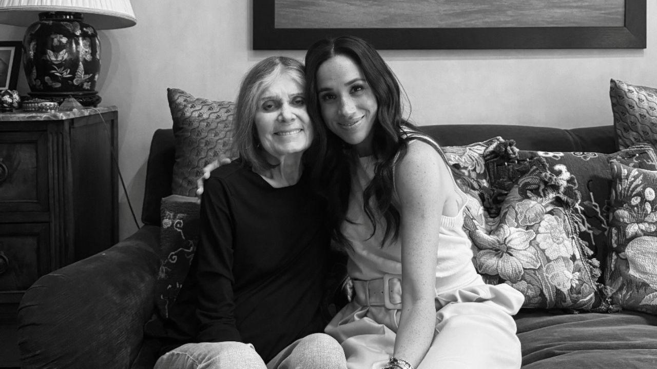 Photo of Meghan Markle and Gloria Steinem