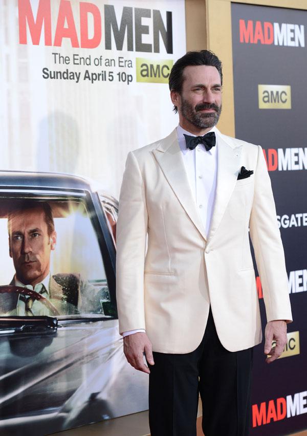 Jon Hamm Rehab -- 'Mad Men' Black & Red Ball