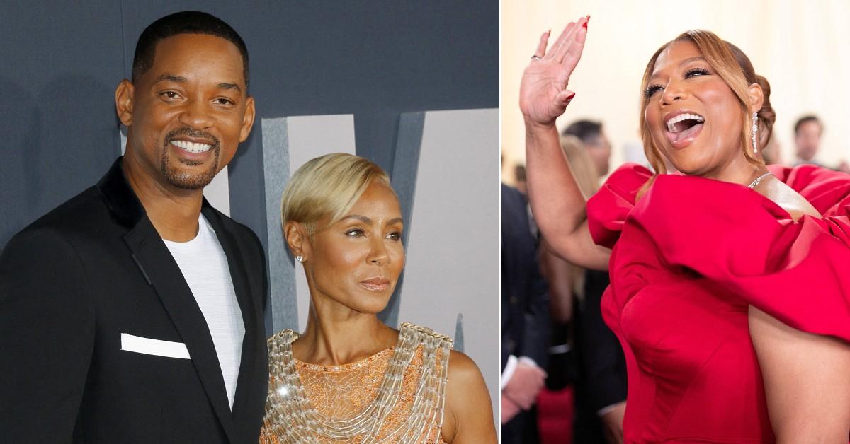 Photo of Queen Latifah, Will Smith and Jada Pinkett Smith 
