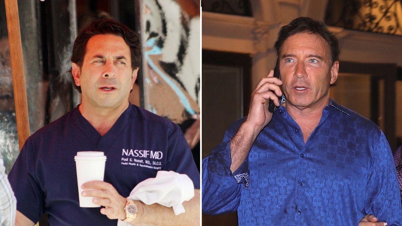 A photo of Paul Nassif alongside a photo of Garth Fisher