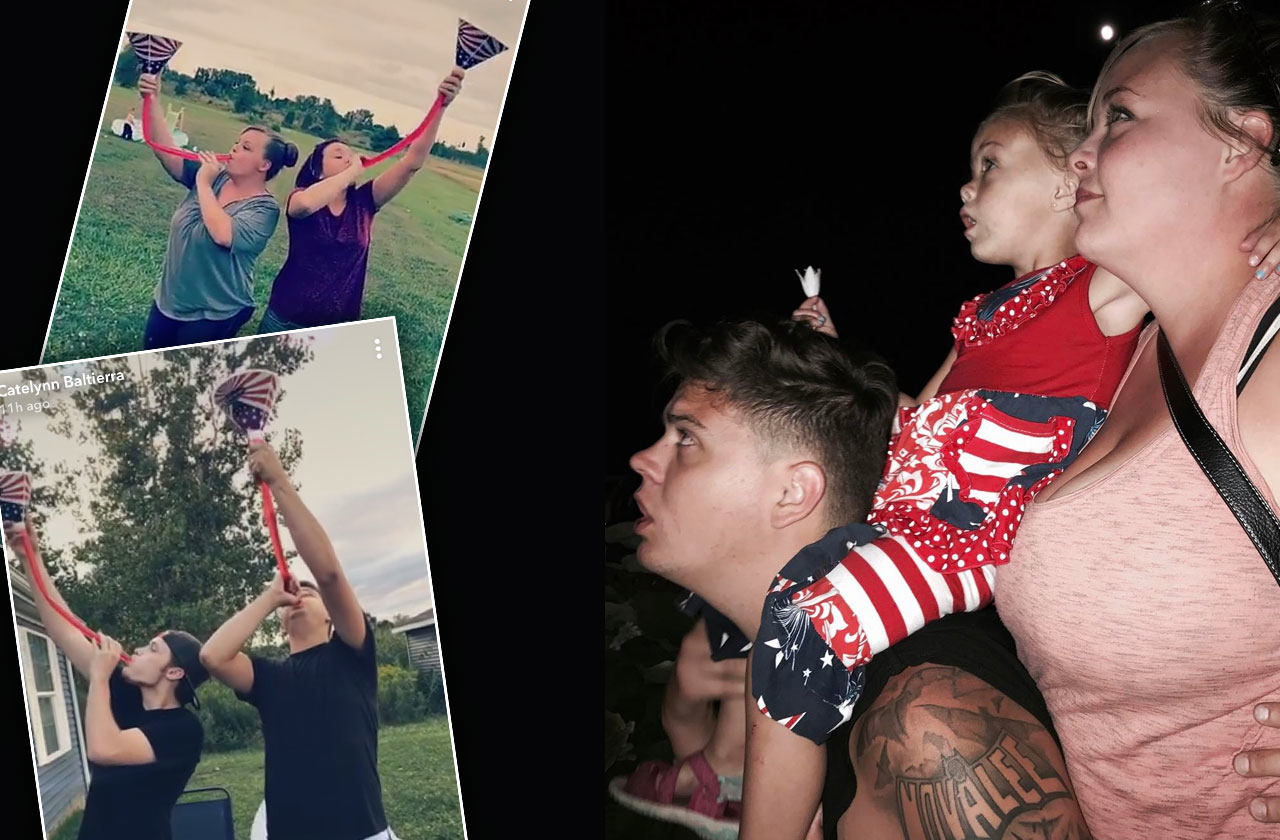 catelynn lowell tyler baltierra drinking in front of daughter