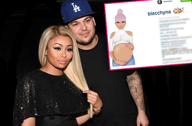 //blac chyna pregnant rob kardashian  pp