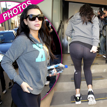 //kim kardashian gym splash