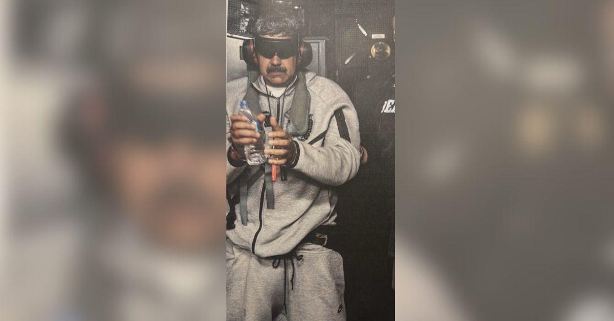 Donald Trump recently shared a photo of Maduro captured.