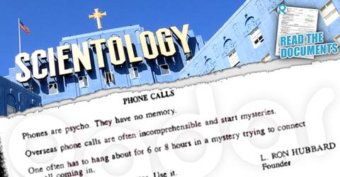 //scientology weirdest rules revealed phones are psycho dont open mail wide