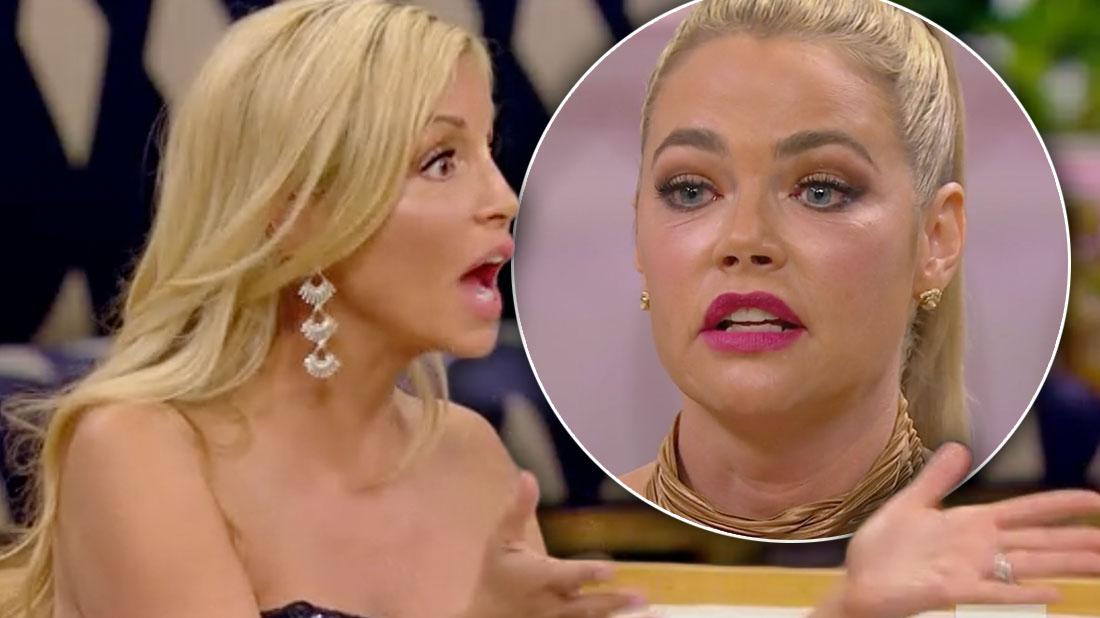 Camille Grammer Storms Off RHOBH Set After Denise Richards Fight