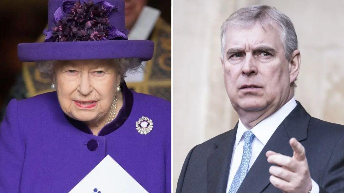 Photo of Queen Elizabeth, Prince Andrew