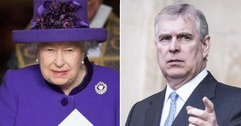 Photo of Queen Elizabeth, Prince Andrew