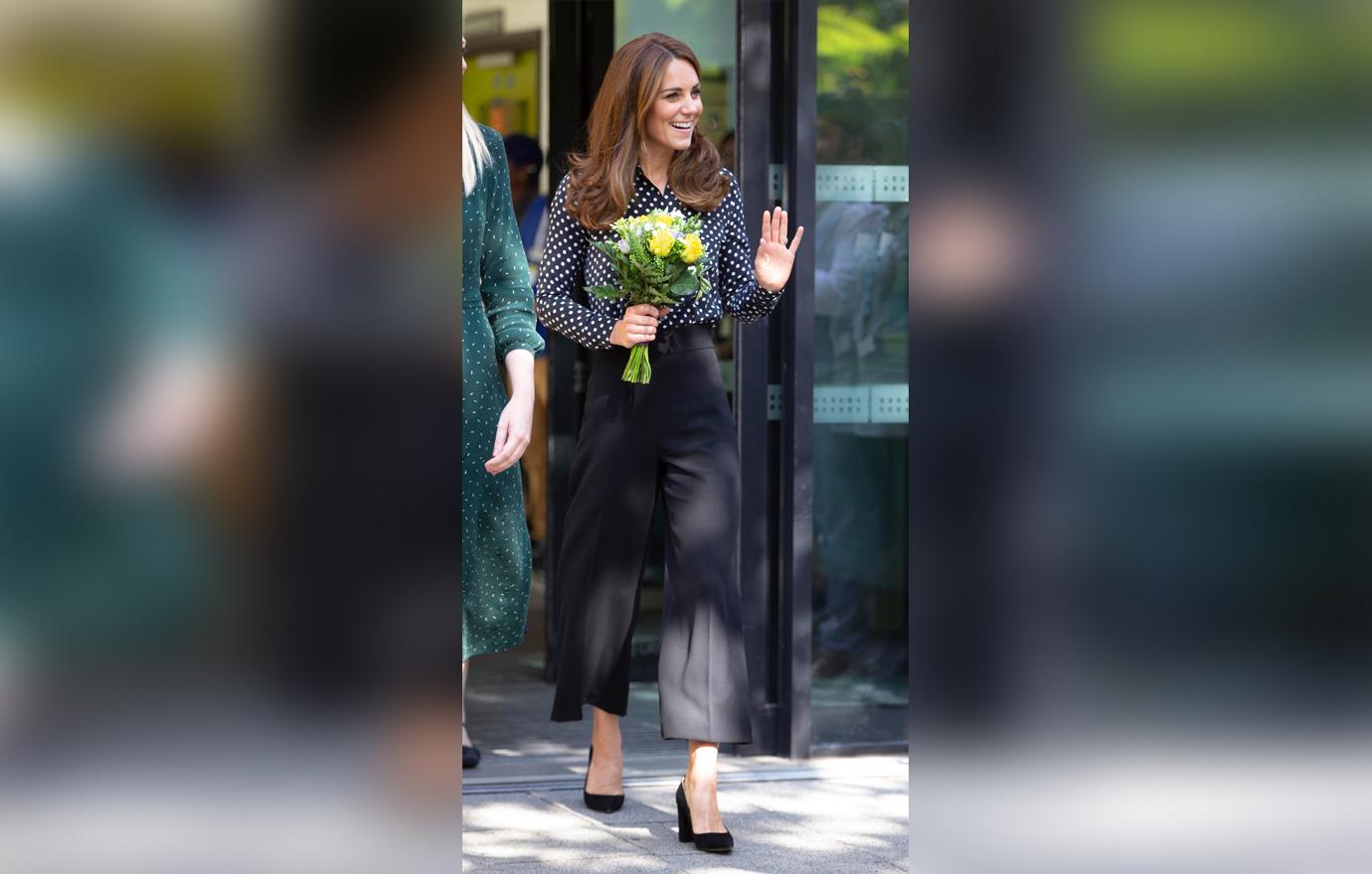 Duchess Kate Middleton Dressed Casual As She Visited Sunshine House Children and Young People's Health and Development Centre in London