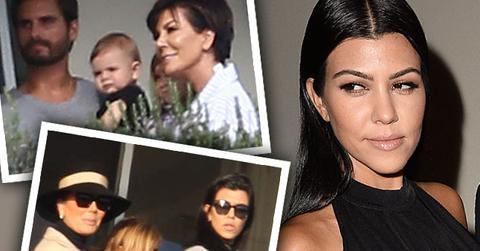 Kourtney Kardashian Scott Disick Taping