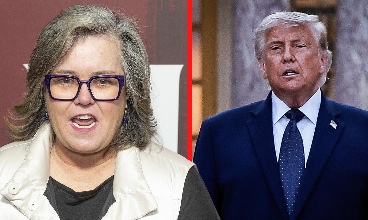 Photo of Rosie O’Donnell, Donald Trump