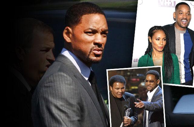 //will smith jada pinkett smith divorce rumors muhammad ali memorial pp