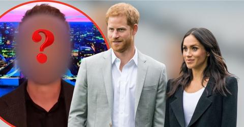 Photo of Prince Harry, Meghan Markle and Alex Armstrong