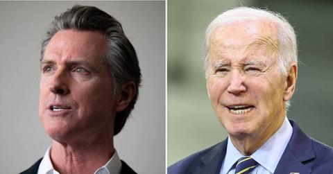 gavin newsom attacked john fetterman shadow campaign biden governor poll numbers disapproving california voters