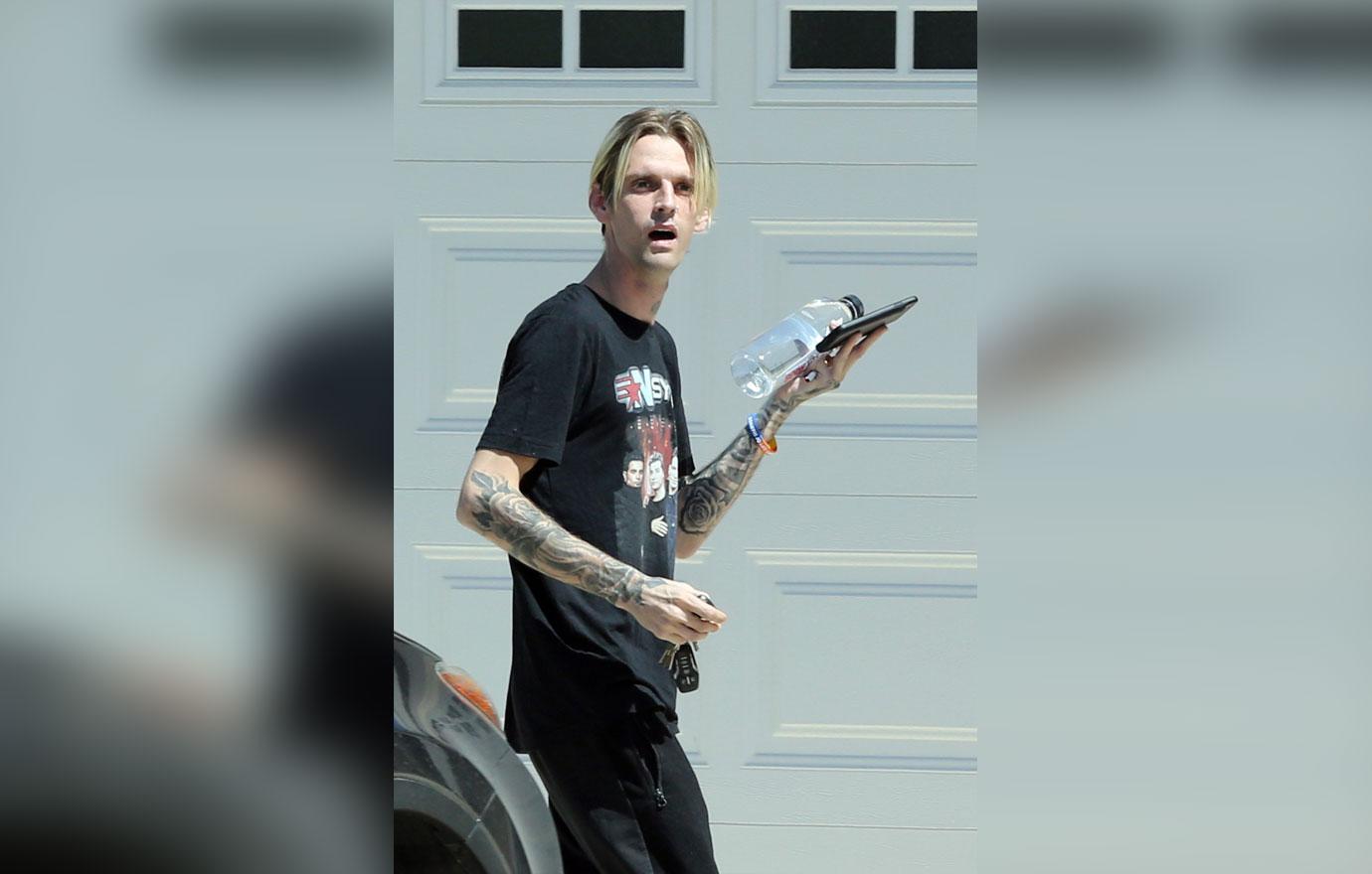 Aaron Carter Flaunts Face Tattoo Amid Downfall