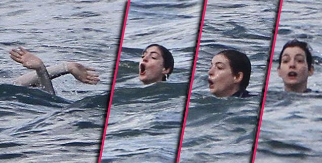 //anne hathaway nearly drowns pp