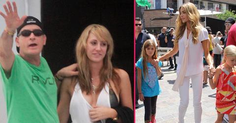 Charlie Sheen Brett Rossi denise richards and kids