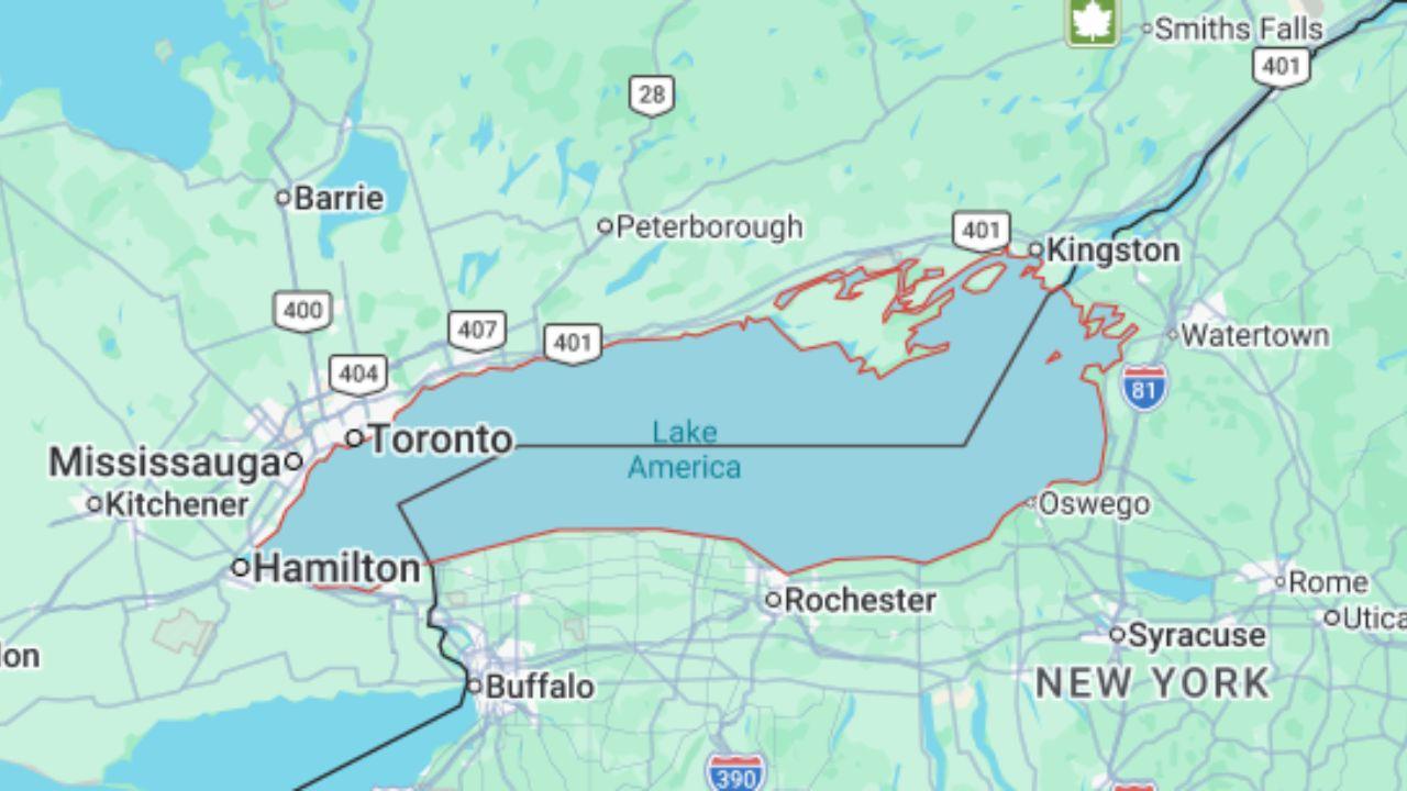 A map of Lake America