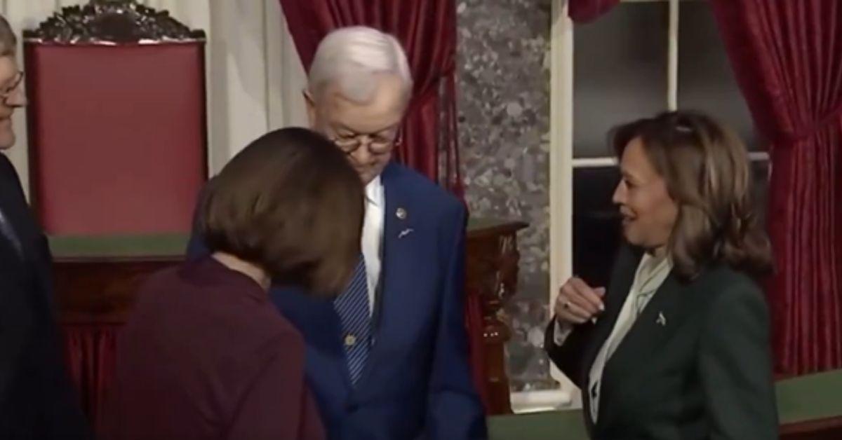 deb fischer kamala harris handshake withdraw