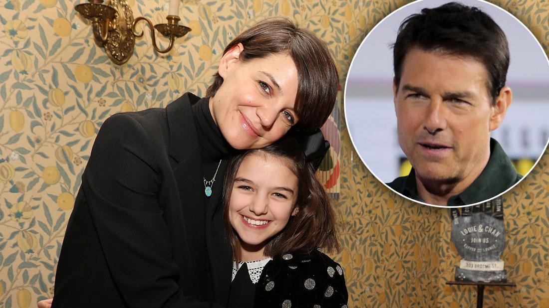 katie holmes talks raising daughter suri on her own pp