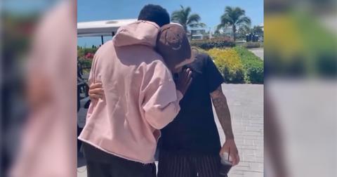 chilling video of diddy carrying out mafia style frisk of young justin bieber for wire resurfaces as fears grow over shockingly skinny singers mental health