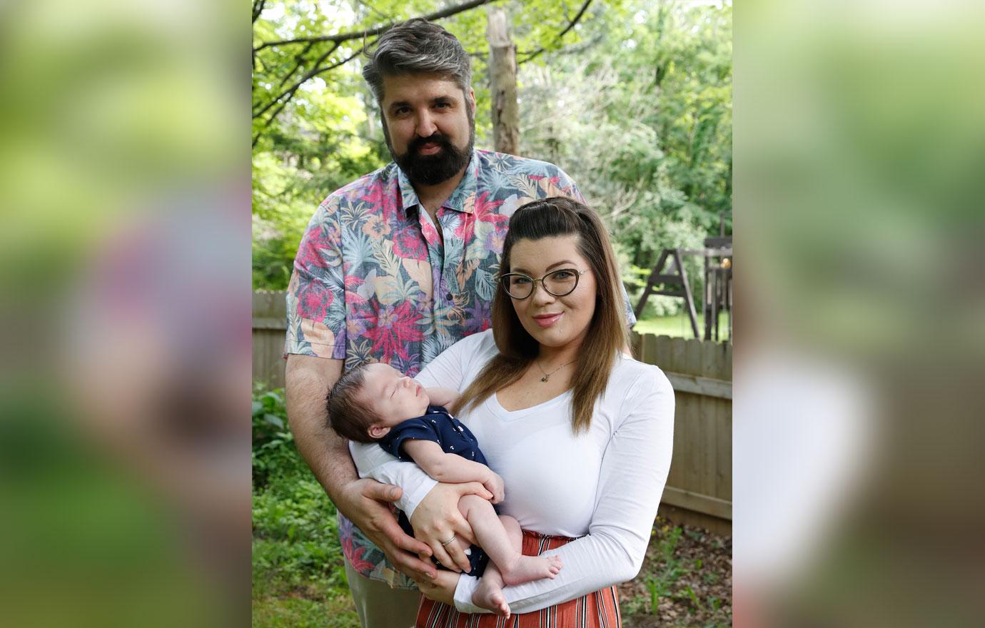 Andrew GlennonWith Amber Portwood And Their Son Standing Outside, Amber Portwood's Ex Gives Cops Scathing Audio Clips To Be Used In Abuse Trial